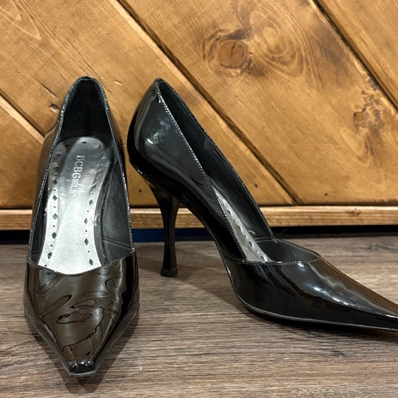BCBGirls Black Patent Leather Heels - Picture 2 of 5